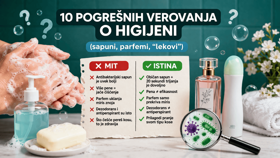 10 pogrešnih verovanja o higijeni